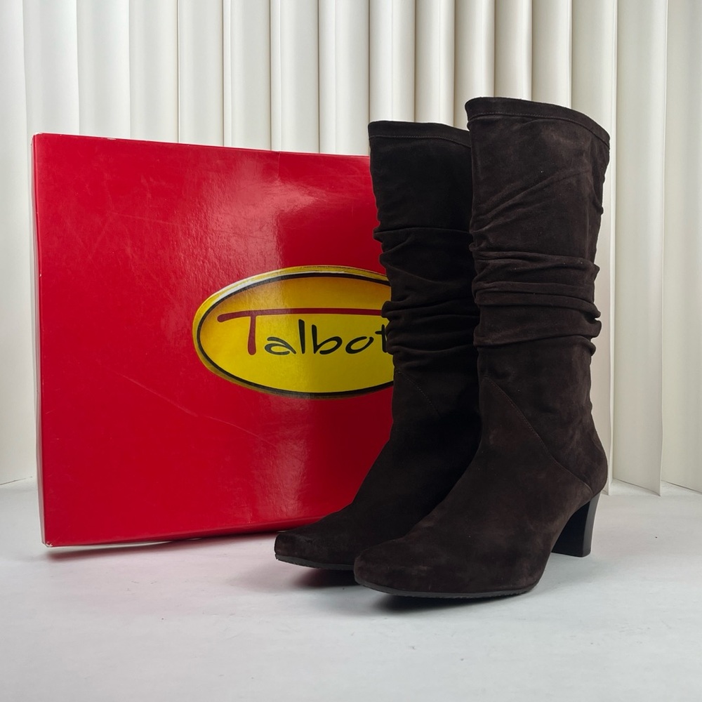 Talbots Devon2 Suede Heeled Boots - Picture 14 of 14